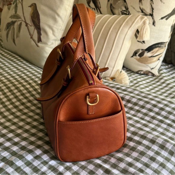 Dooney & Bourke Florentine Olivia Satchel in Natural π - Picture 4 of 12